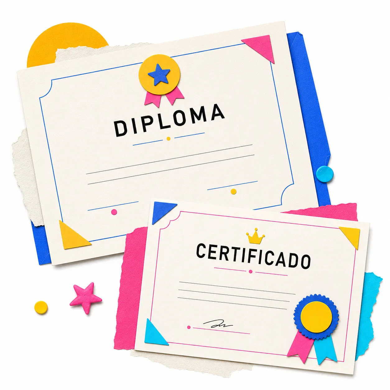 Diplomas y certificados