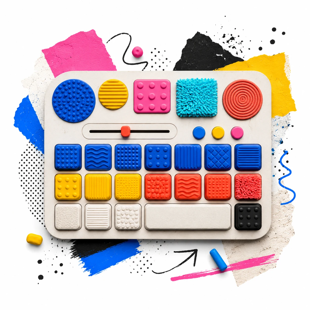 Teclado de estimulación temprana